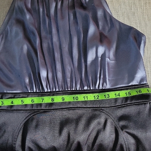 Jones Wear Womens Mauve/black Beaded Neck Midi Dress  Metallic, Holiday Sz 14 - Picture 4 of 9